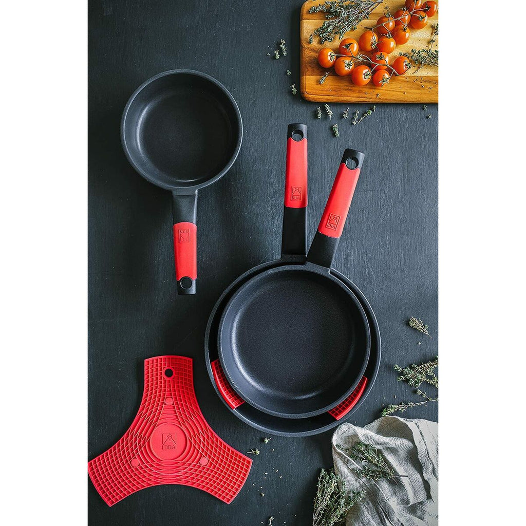 Non-stick frying pan BRA A411226 Black Stainless steel-3
