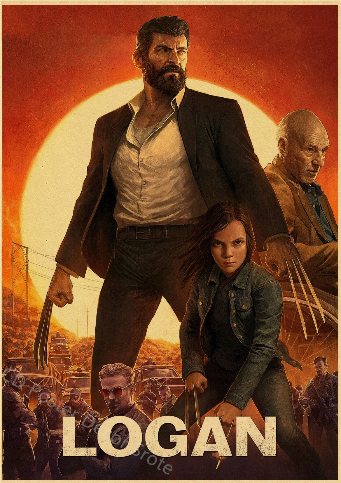 Hot Film Series Retro Poster | Curator Design