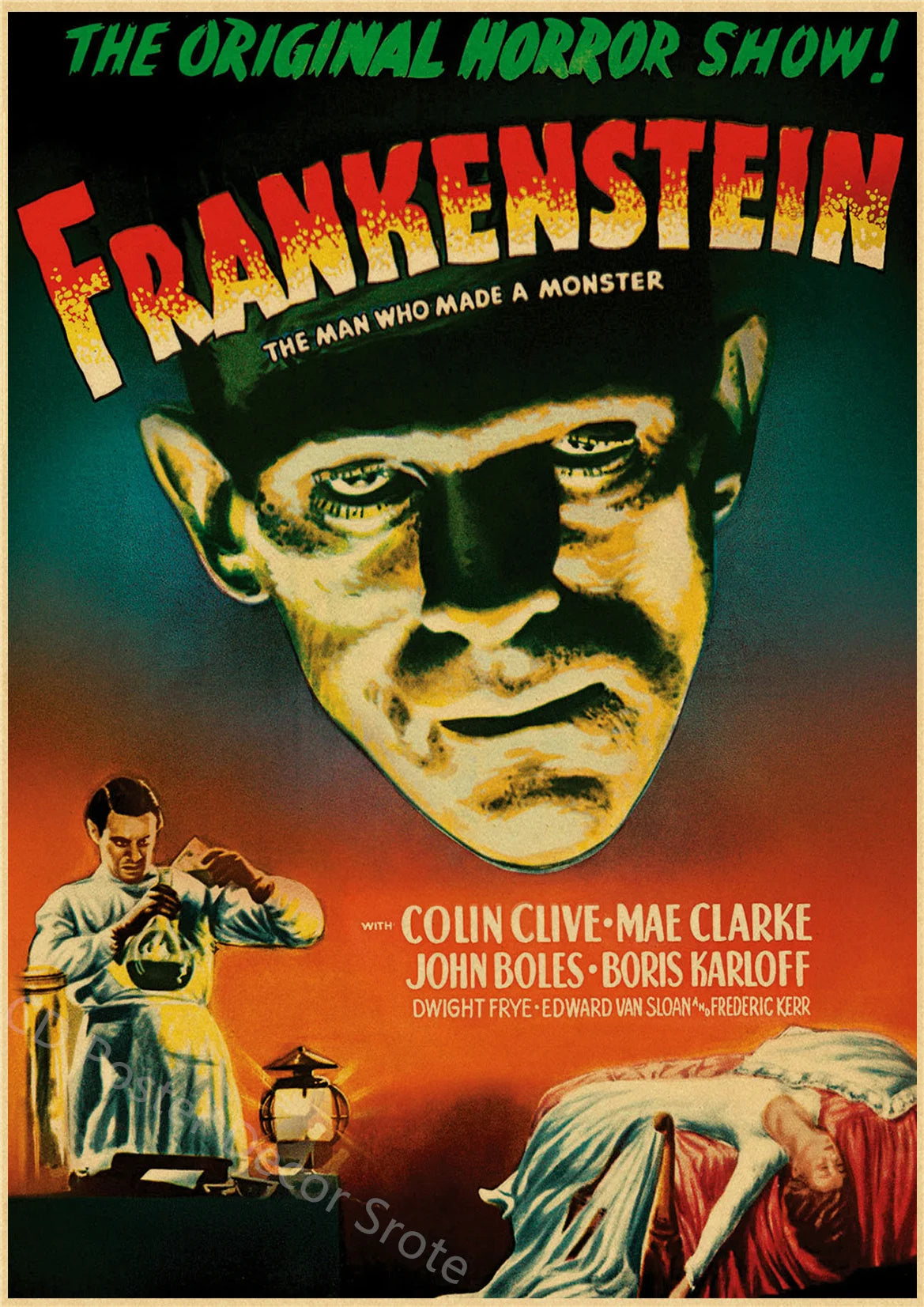 Hot Film Series Retro Poster | Curator Design