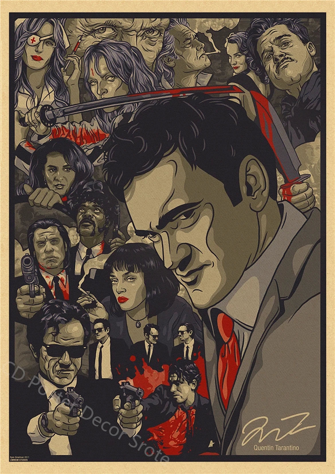 Hot Film Series Retro Poster | Curator Design