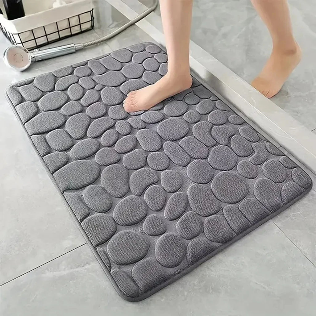 Cobblestone Bathroom Mat | Minimalist Design