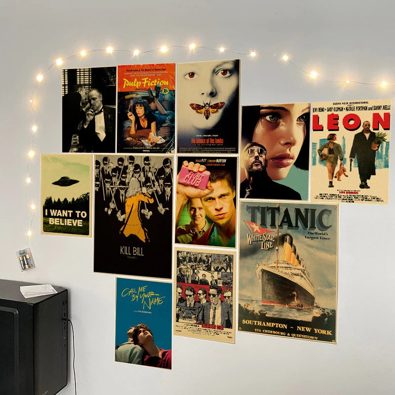 Hot Film Series Retro Poster | Curator Design