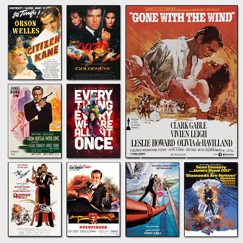 Classic Film Series Retro Poster | Curator Design