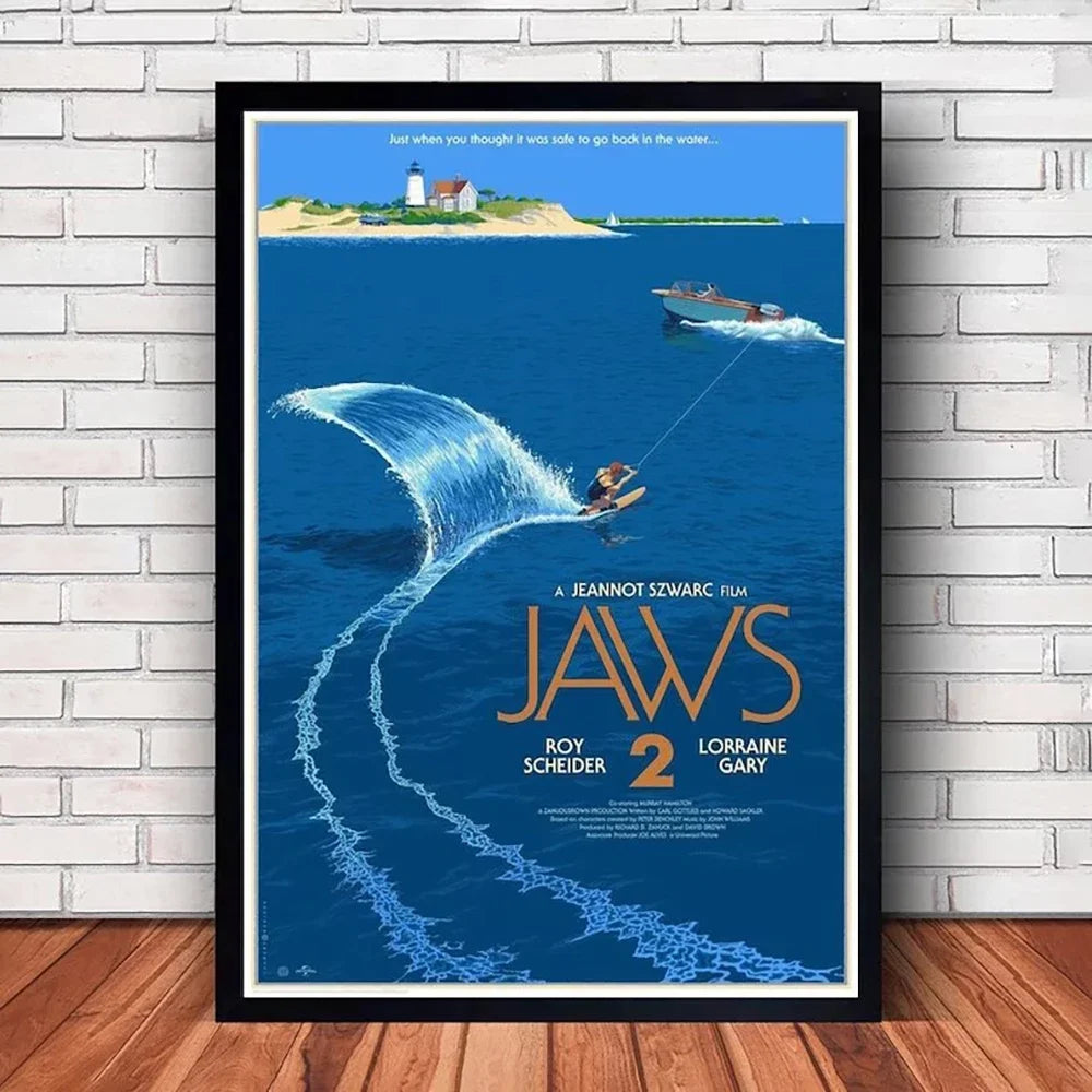 Jaws Wall Poster | Curator Design
