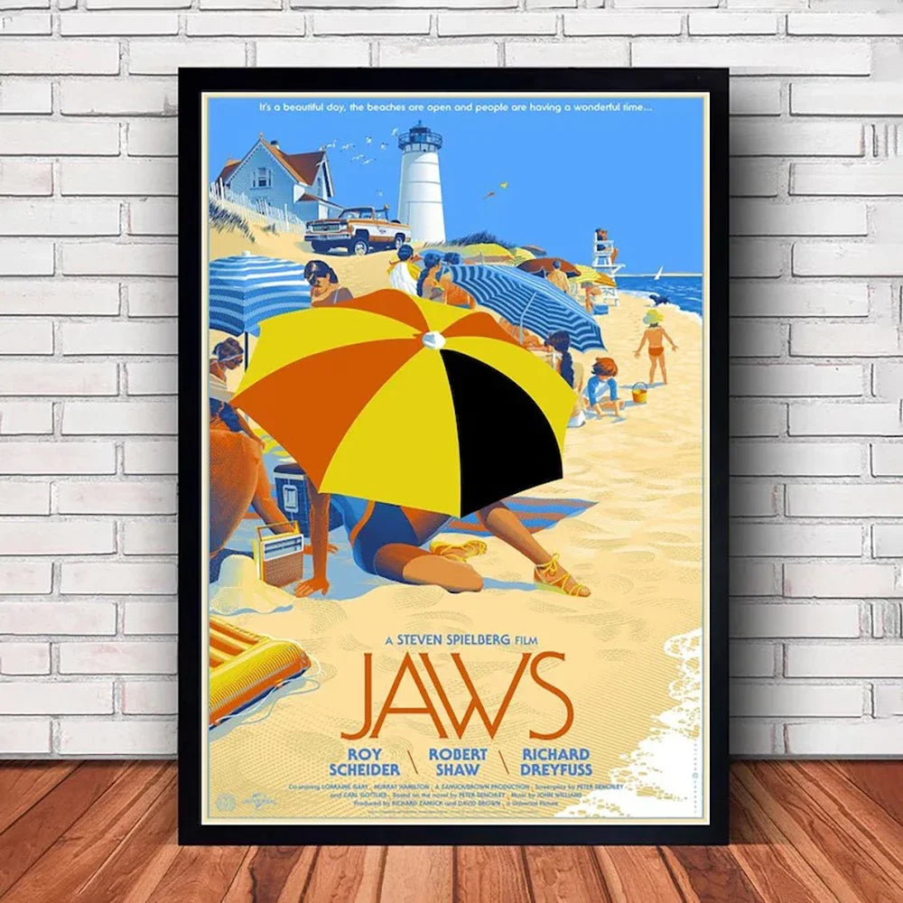 Jaws Wall Poster | Curator Design