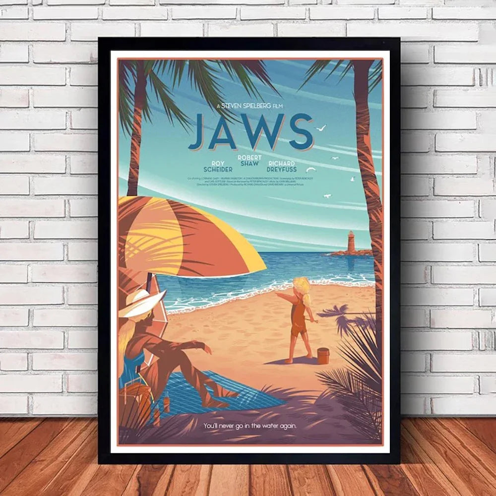 Jaws Wall Poster | Curator Design