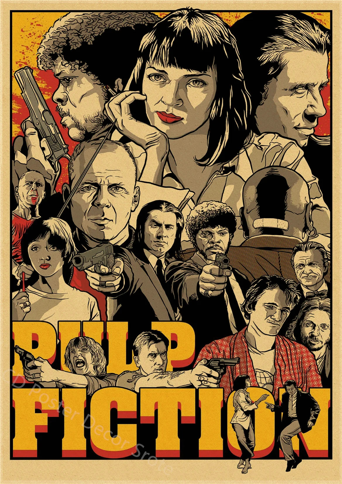 Hot Film Series Retro Poster | Curator Design