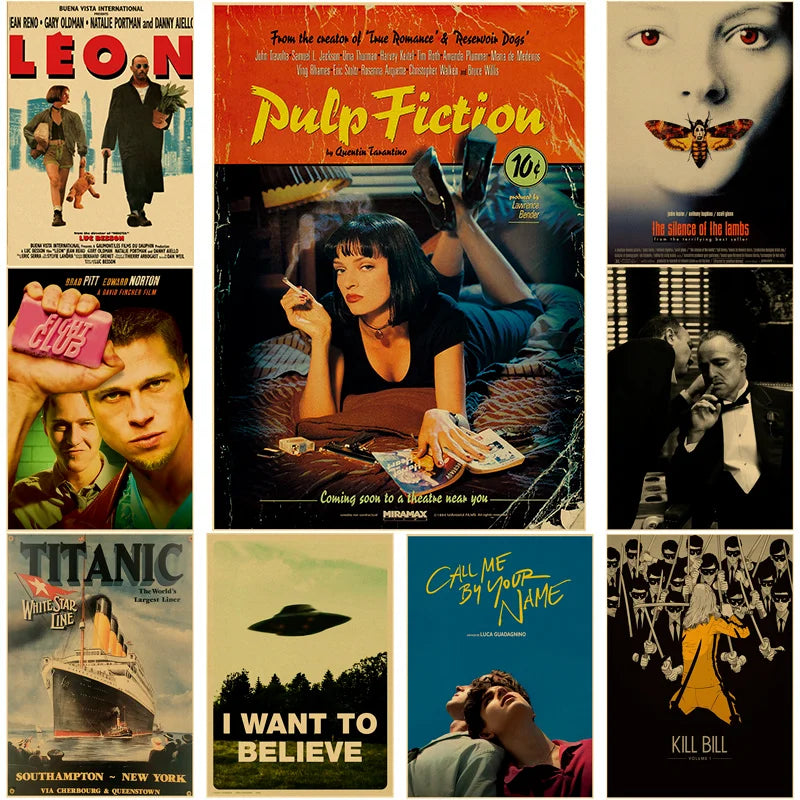Hot Film Series Retro Poster | Curator Design