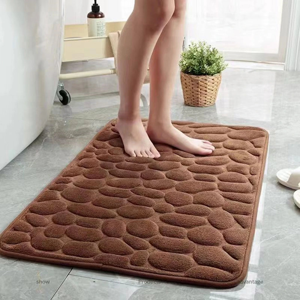 Cobblestone Bathroom Mat | Minimalist Design