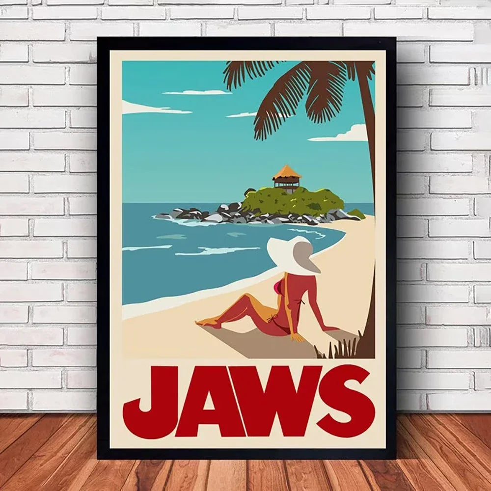 Jaws Wall Poster | Curator Design