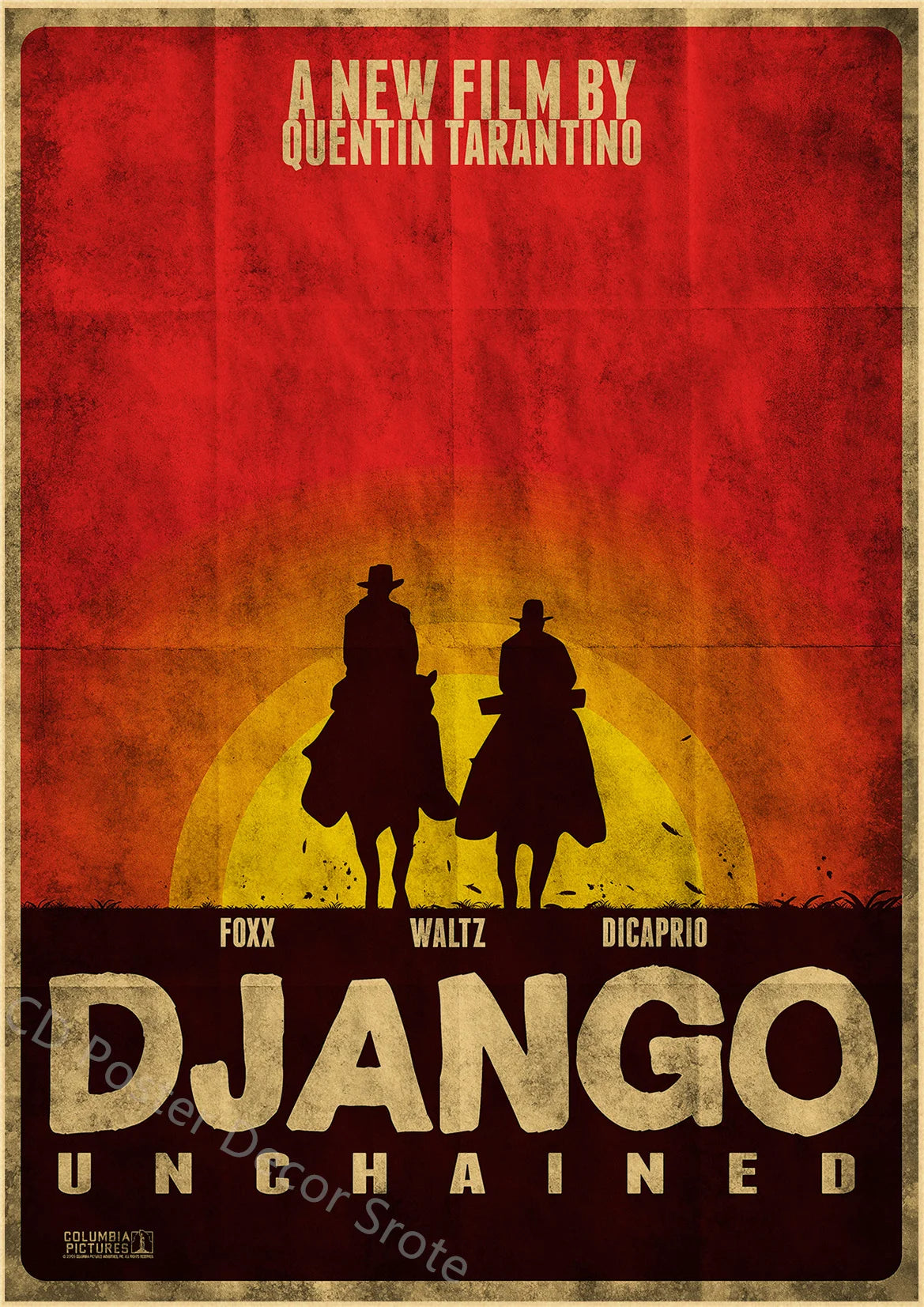 Hot Film Series Retro Poster | Curator Design