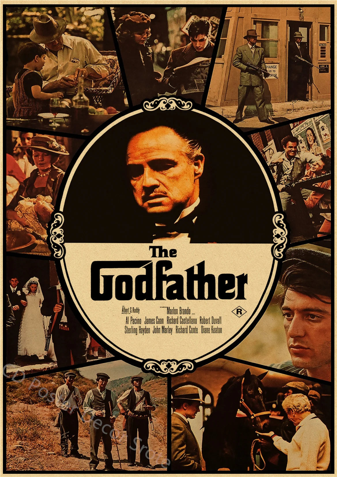 Hot Film Series Retro Poster | Curator Design