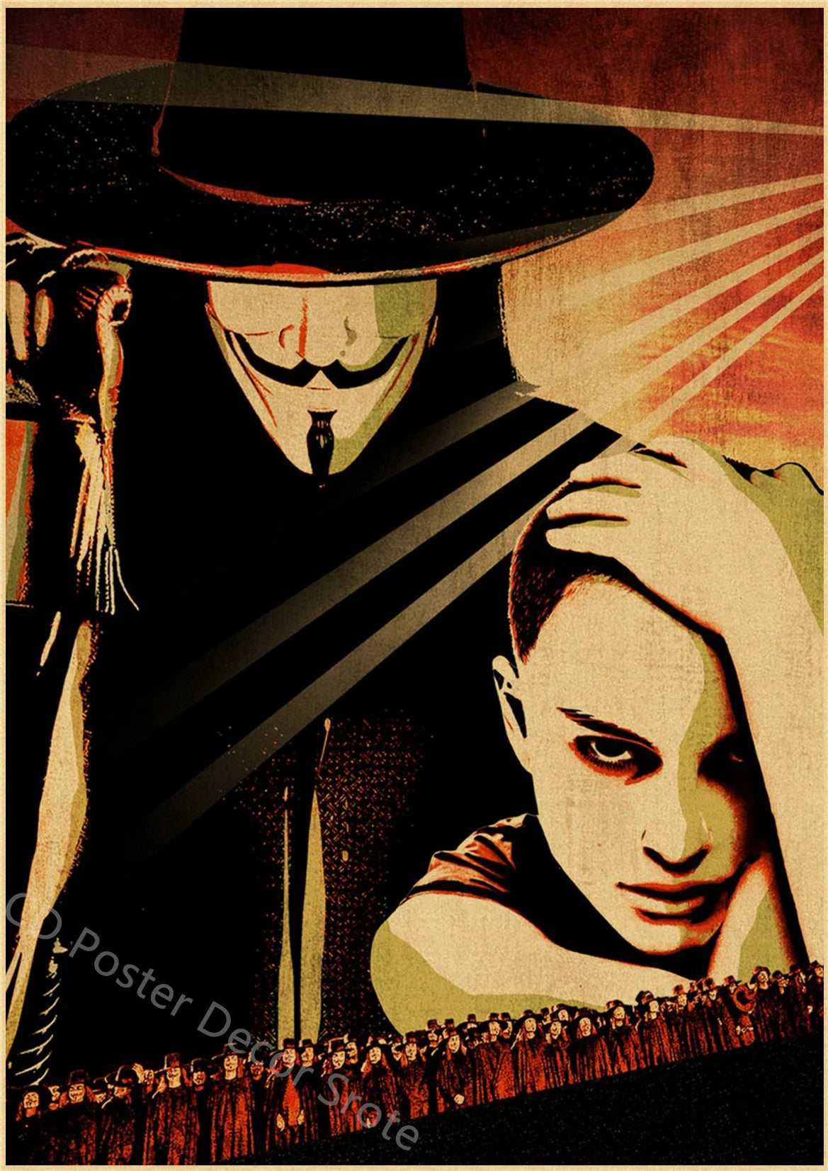 Hot Film Series Retro Poster | Curator Design