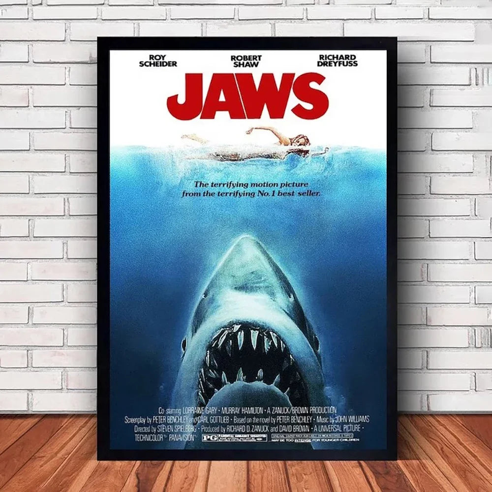 Jaws Wall Poster | Curator Design