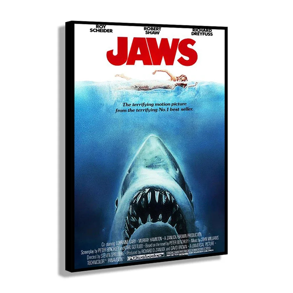 Jaws Wall Poster | Curator Design