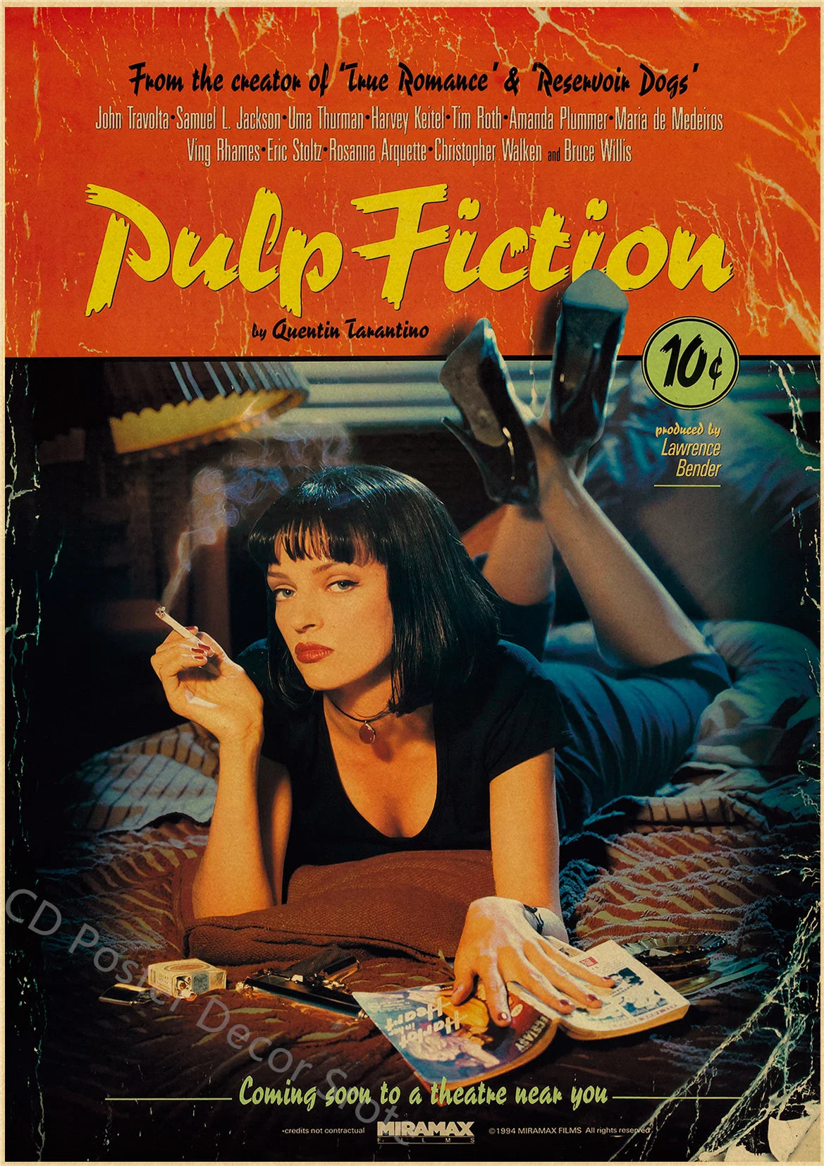 Hot Film Series Retro Poster | Curator Design